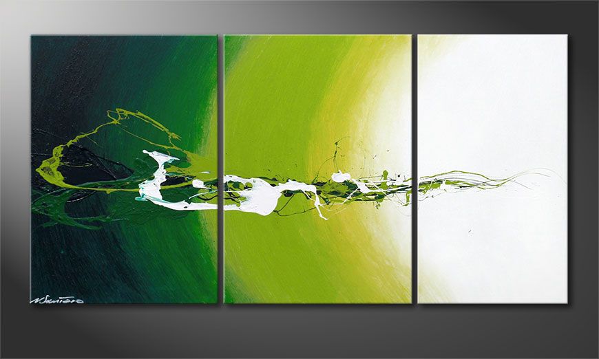 Modern painting Power of Nature 140x70x2cm