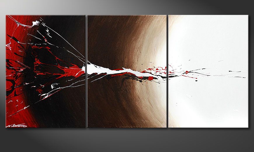 Painting Erupted Contrast 150x70x2cm