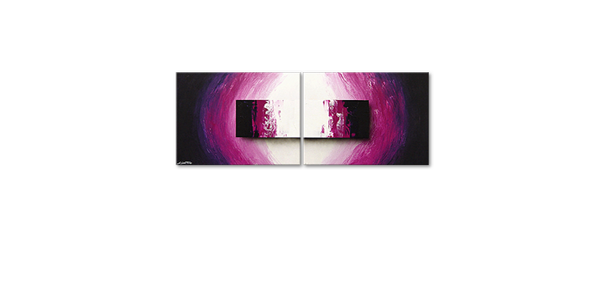Modern Painting Purple Rain 160x60cm