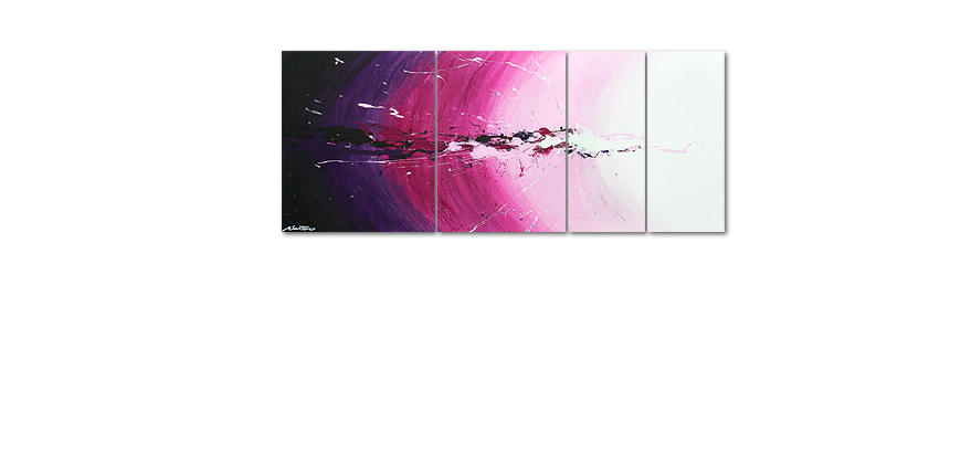 Painting Cosmic Splash in 170x70cm