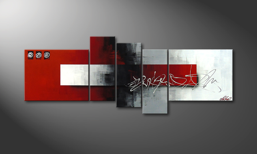 Modern painting Clear Thought 160x60x2cm