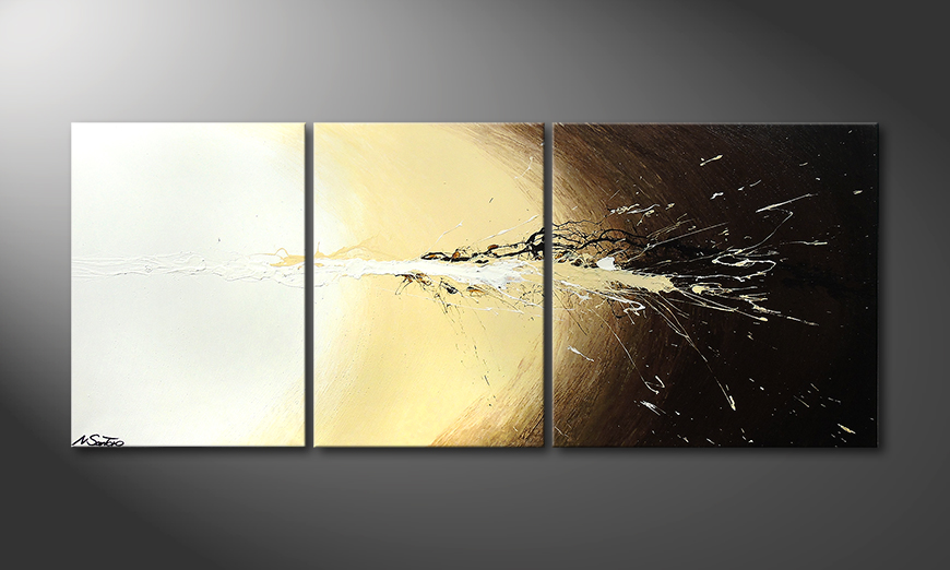 Painting Exploded Light 170x70x2cm