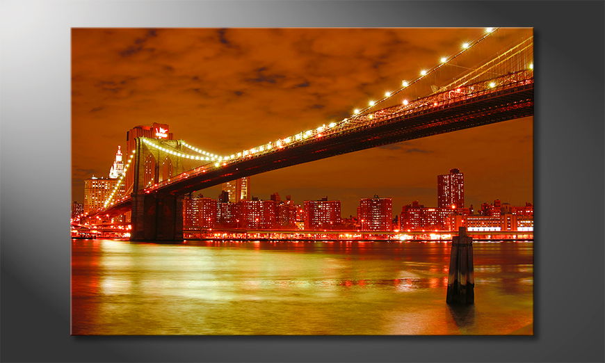 Art print Brooklyn Bridge