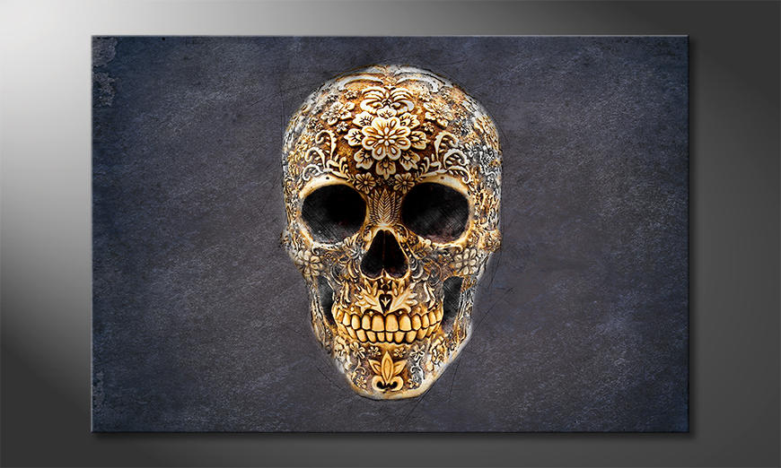 Art-print-Happy-Skull