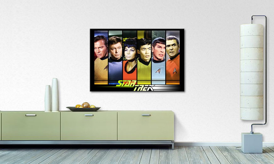 Art print Star Trek Crew