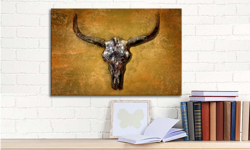 Art print Texas Buffallo 60x40 cm