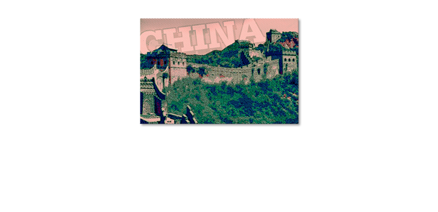 Canvas-print-Chinese-wall
