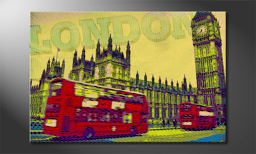 Canvas print London