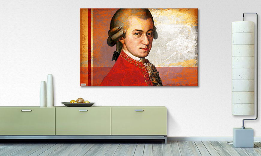 Canvas print Mozart