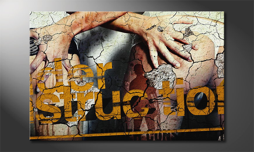 Erotic art print Under Construction