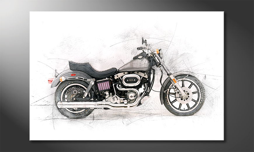 Modern-Canvas-print-Motorcycle