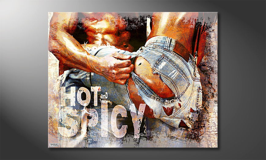 Modern-art-print-Hot-and-Spicy-100x80-cm