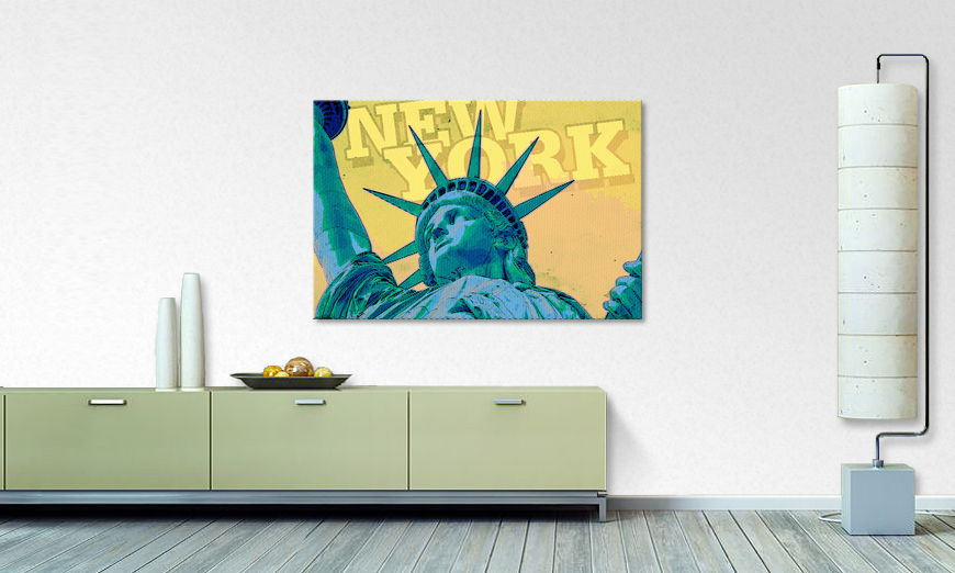 Modern art print New York in 6 sizes