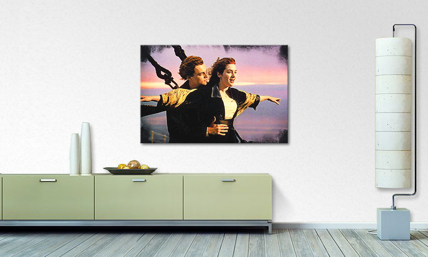 Modern art print Titanic