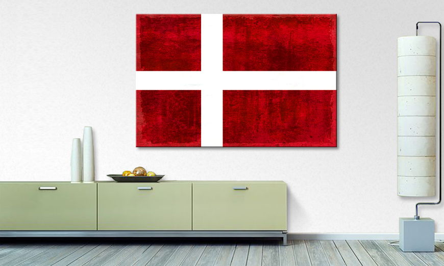 Modern canvas print Denmark