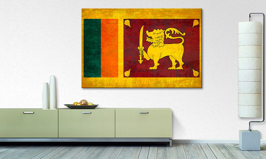 Modern canvas print Sri Lanka