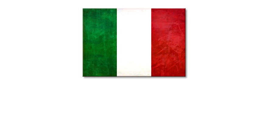 Modern-flag-on-canvas-Italy