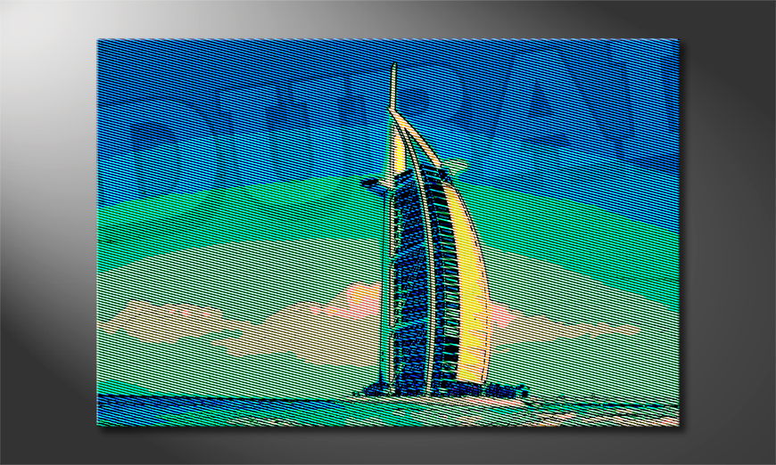 Modern-print-Dubai-in-6-sizes