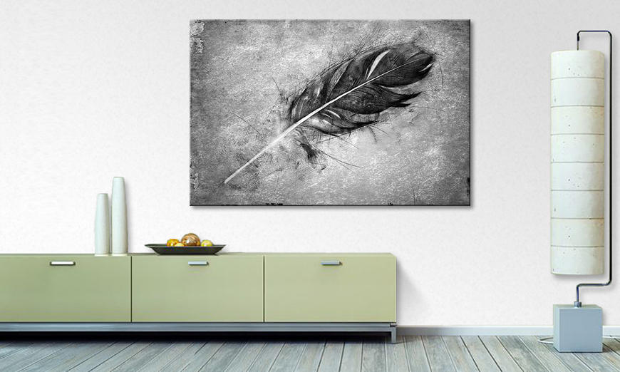 The exclusive art print Beautiful Feather
