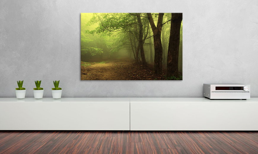 The exclusive art print Green Forest 90x60 cm
