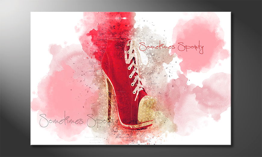 The exclusive art print Sporty