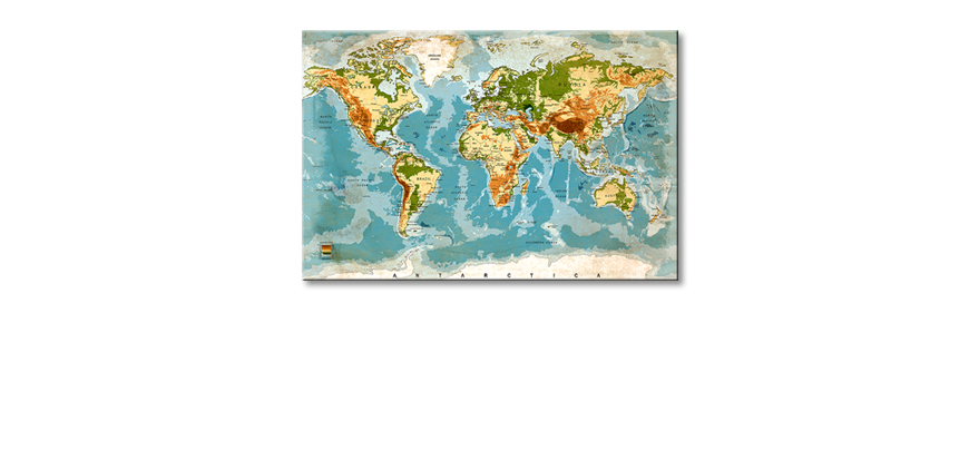 The-modern-art-print-Used-Worldmap
