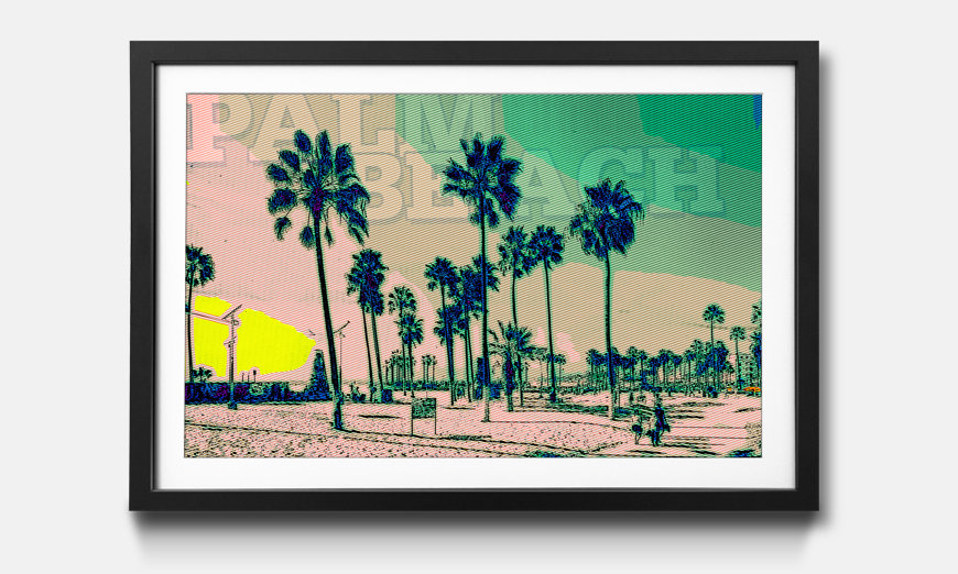 Framed art print Palm Beach