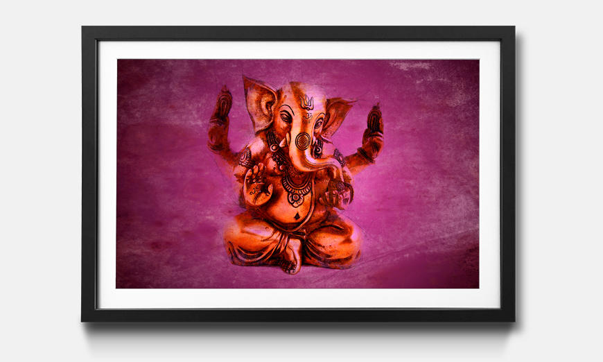 The framed art print God Ganesha