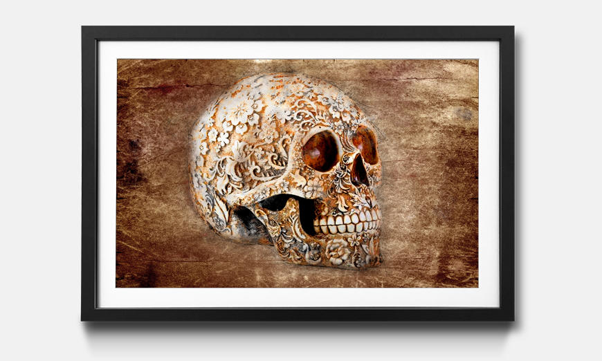 The framed art print Laughing Death