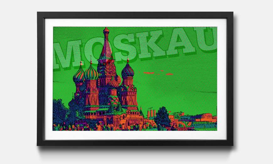 The framed art print Moskau
