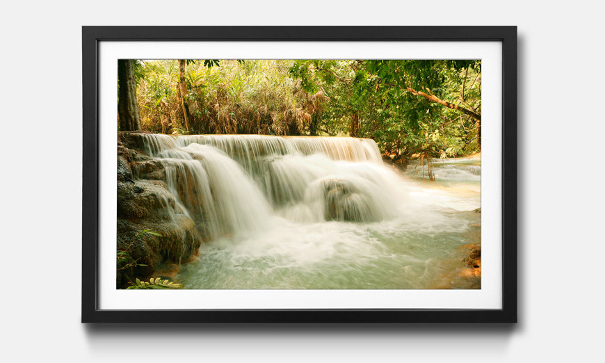 The framed picture Waterfall in the Jungle