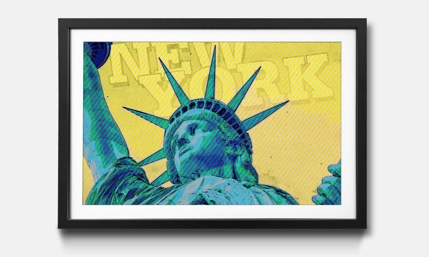 The framed print New York