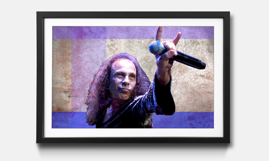 The framed wall art James Dio