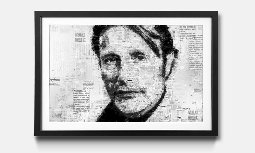 The framed wall art Mads
