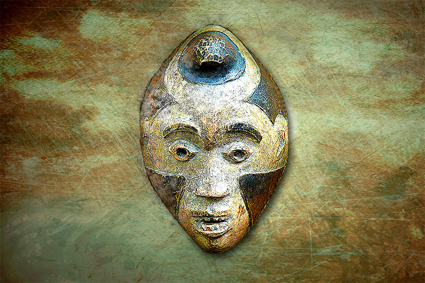 Photo wallpaper Afro Head