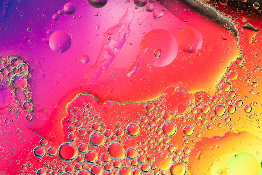 Photo wallpaper Drops of oil from 120x80cm