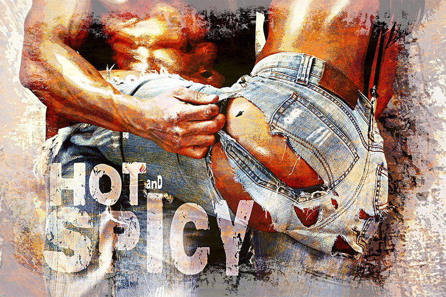 Photo wallpaper Hot and Spicy from 120x80cm