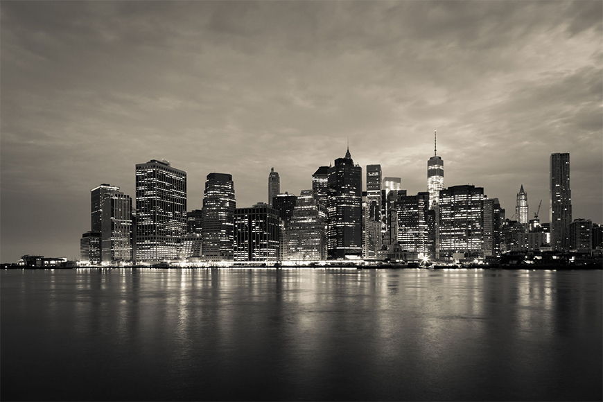 Photo wallpaper Manhattan Night from 120x80cm