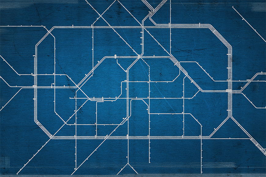 Photo wallpaper Metro Berlin from 120x80cm