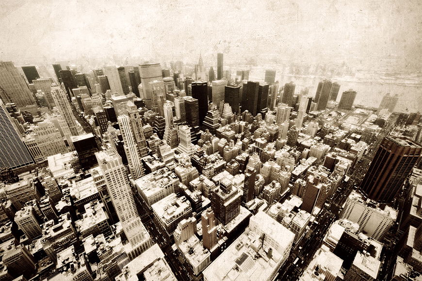 Photo wallpaper Old New York from 120x80cm