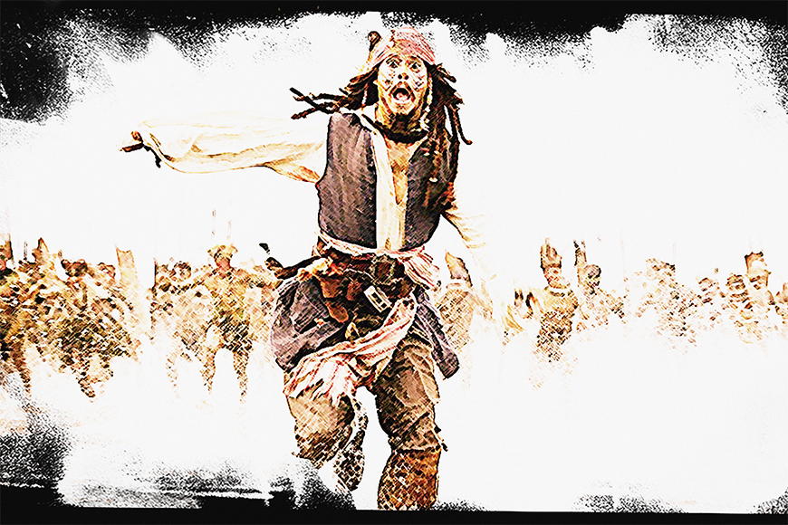 Photo wallpaper Pirates of the caribbean