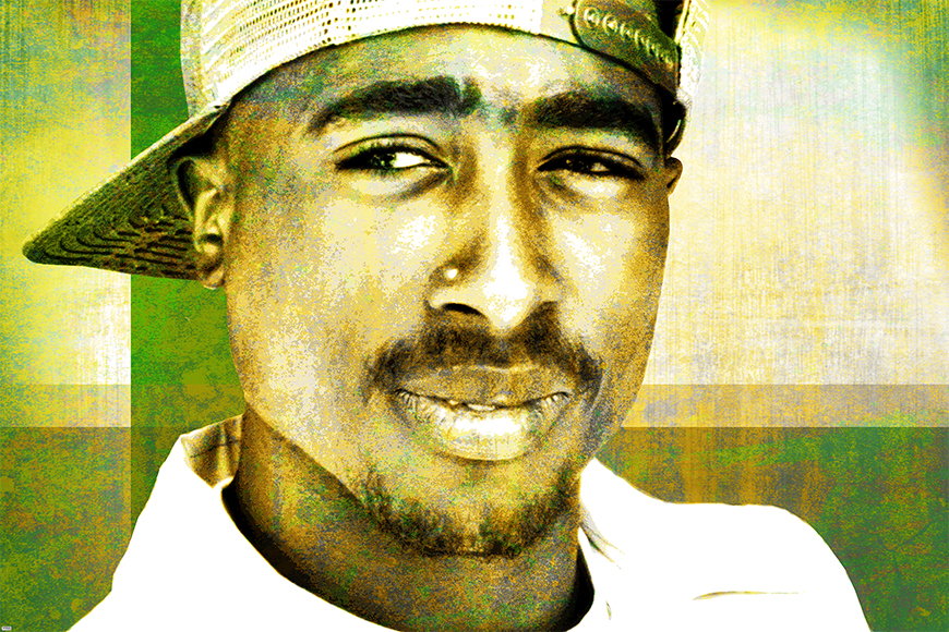 Wallpaper 2Pac from 120x80cm