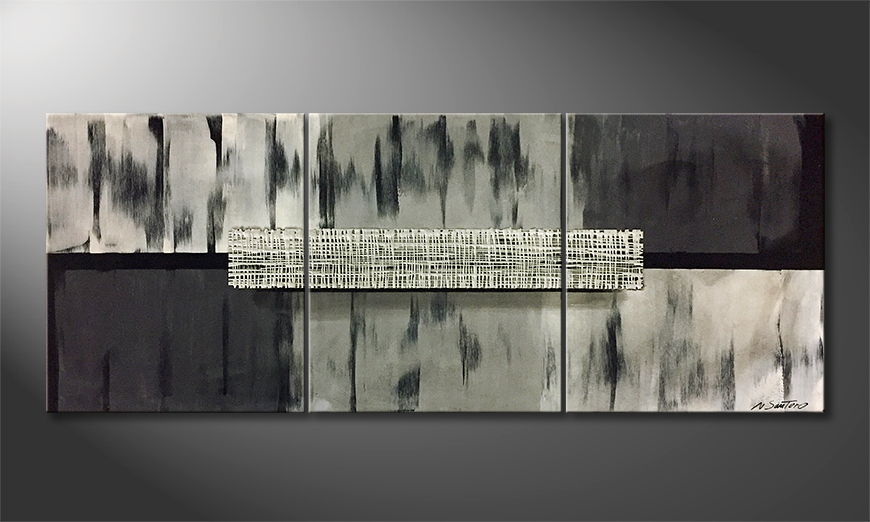 Canvas painting The Wire 180x70cm