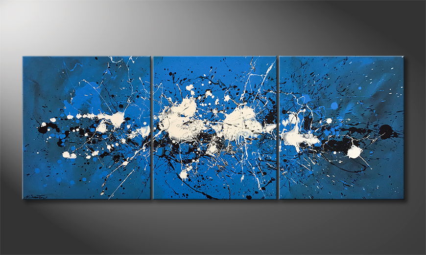 Canvas painting Water Spectacle 180x70cm