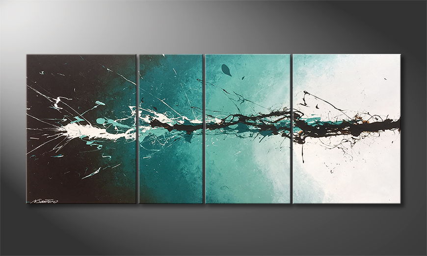 Living room painting Into The Water 170x70cm