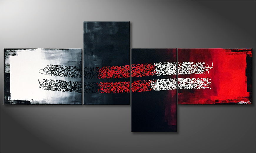 Living room painting Ways Of Contrast 260x120cm