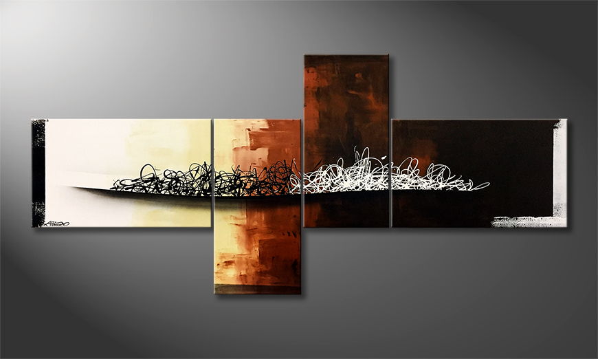 Modern wall art Dusk Till Dawn 240x110cm