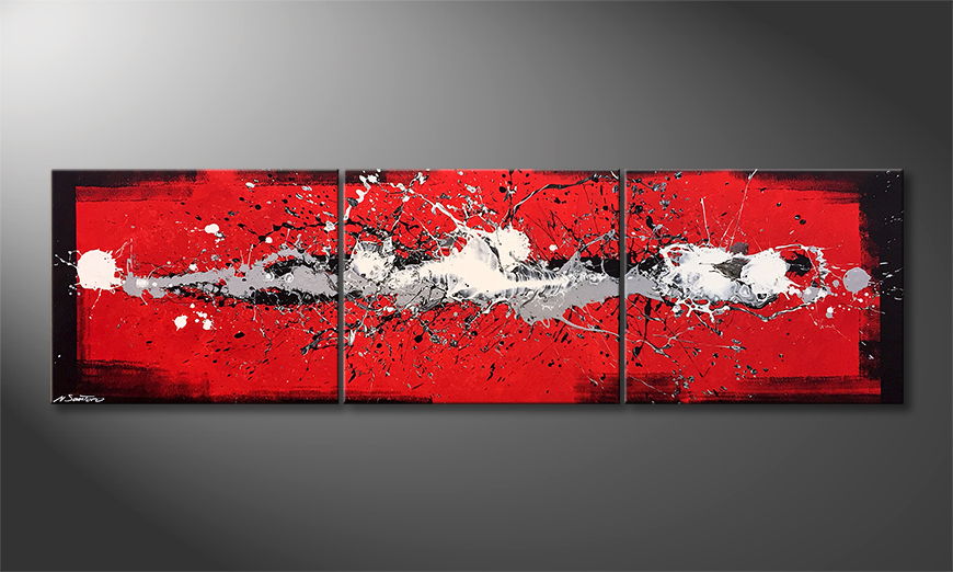 Our wall art Cooled Emotions 210x60cm