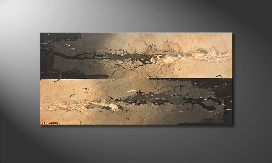 Our wall art Fight The Tide 120x60cm