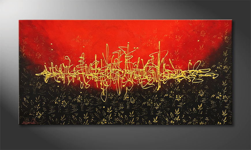 Our wall art Golden Summer 120x60cm